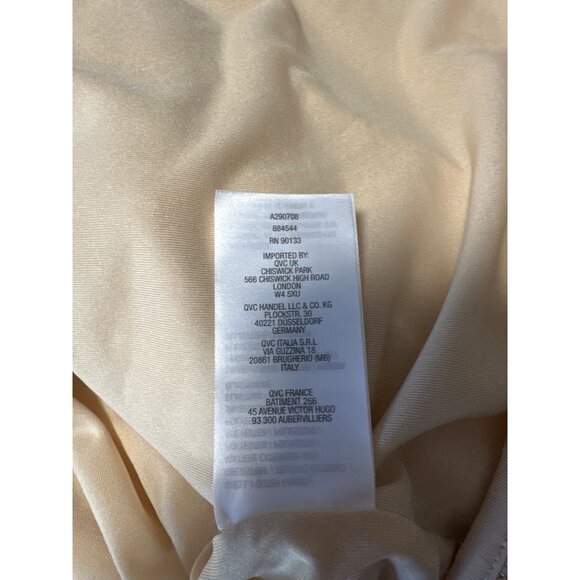 Bob Mackie Wearable Art Beige & Gold Sequin Chevron Jacket Fully Lined Size XL - Picture 6 of 9